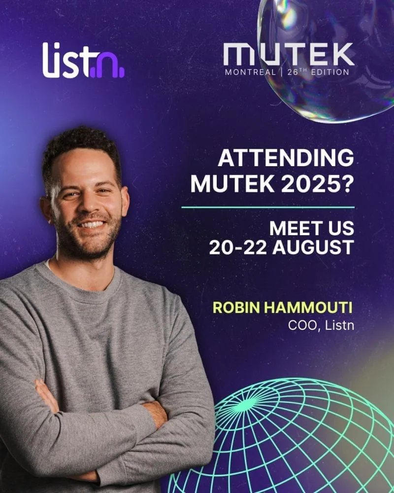 Meet Listn with Robin Hammouti @ MUTEK — illustration 1